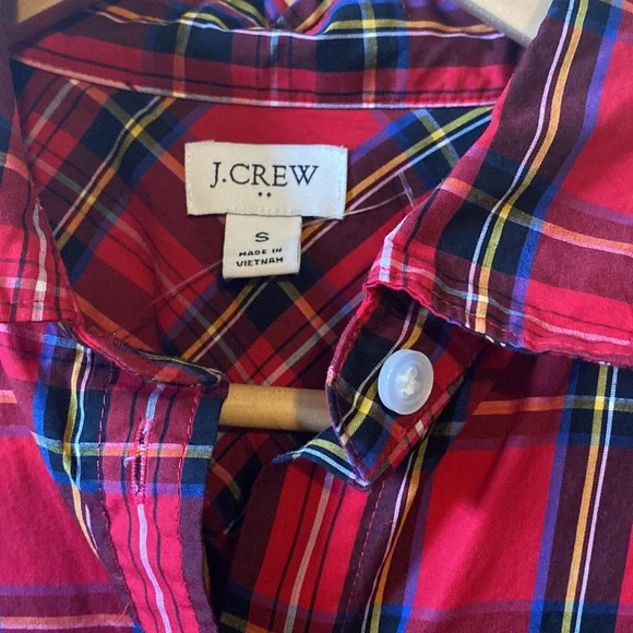 NWOT- J. Crew Plaid Shirt - Picture 2 of 7